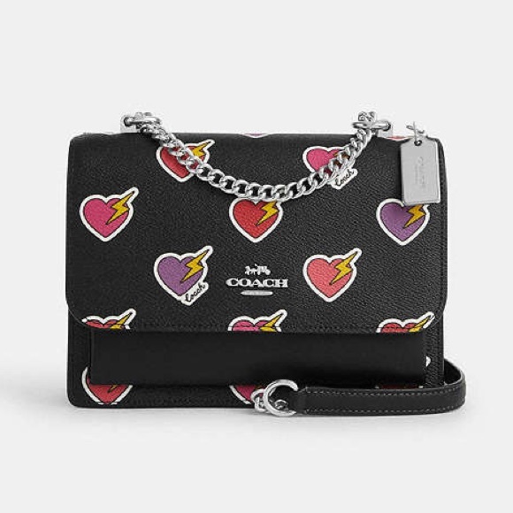 Coach NWT! $398 MSRP Klare Crossbody Bag With Heart Bolt Print - CW436 - Picture 1 of 17